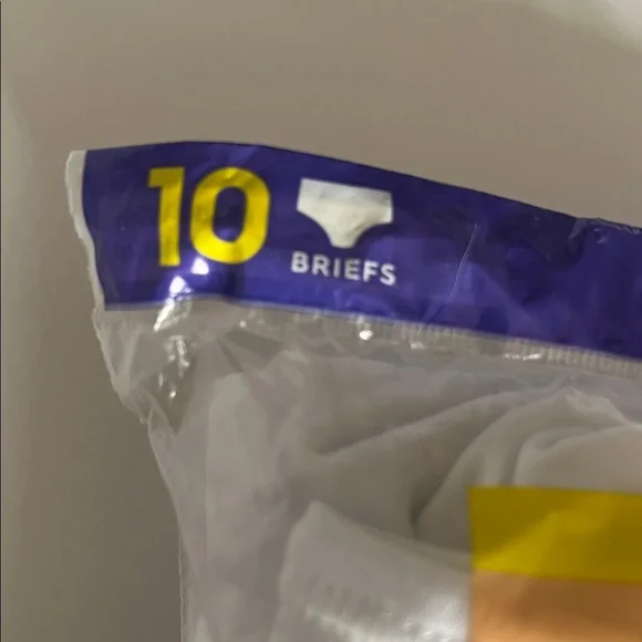 Hanes Women’s Tagless Briefs - Black, White, Purple, navy blue , grey - Picture 8 of 8